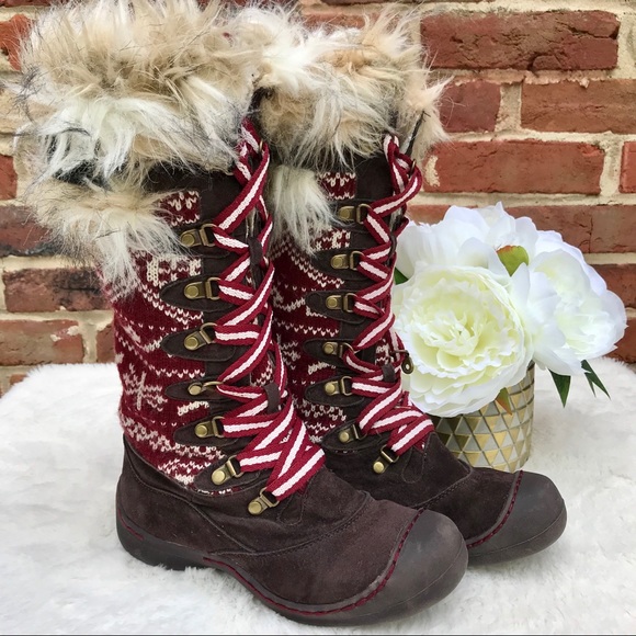 Muk Luks Shoes - 🦋MUK LUKS Gwen Tall Lace Furry warm Winter Boots